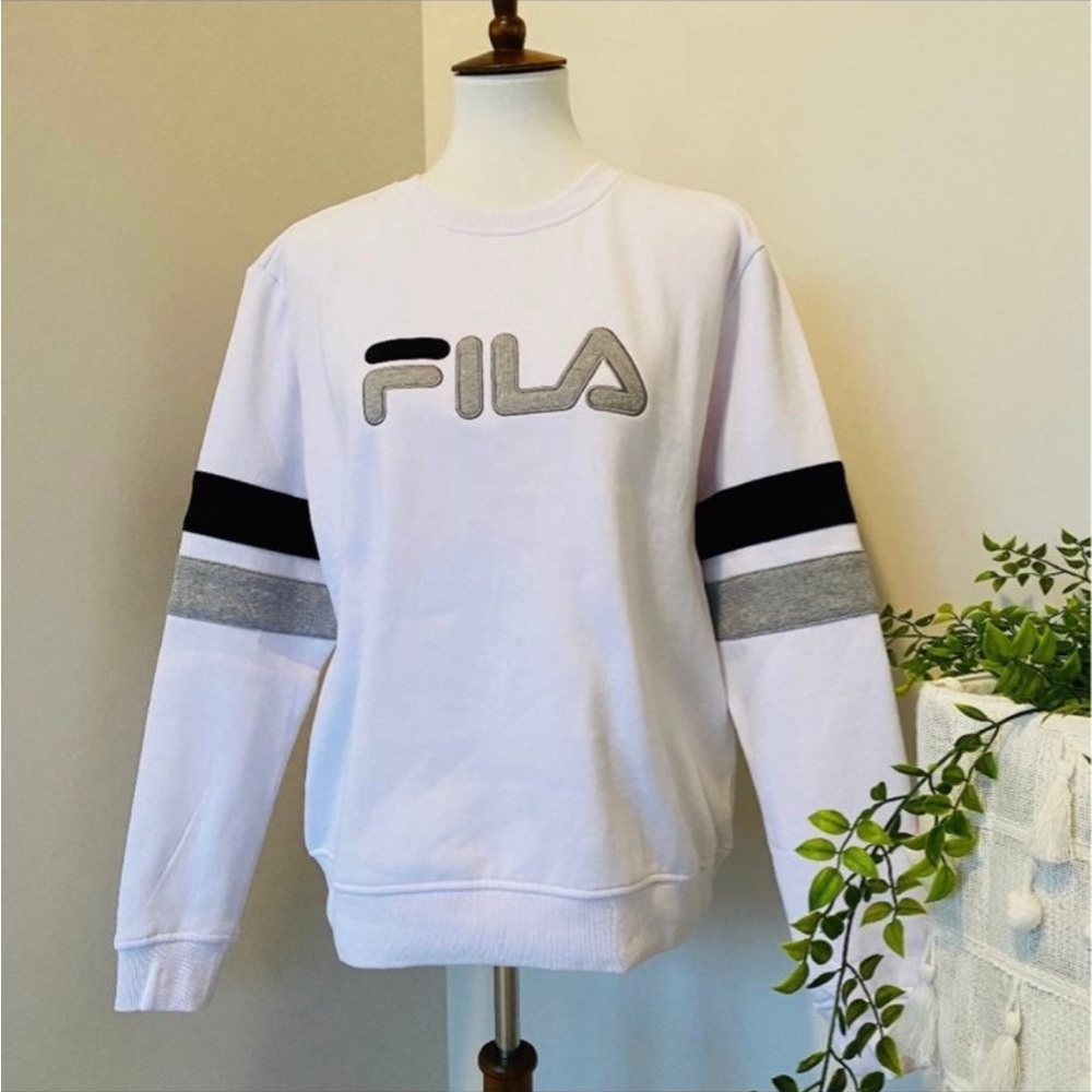 Fila white sweatshirt